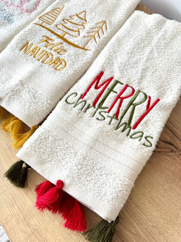 Toallas navideñas